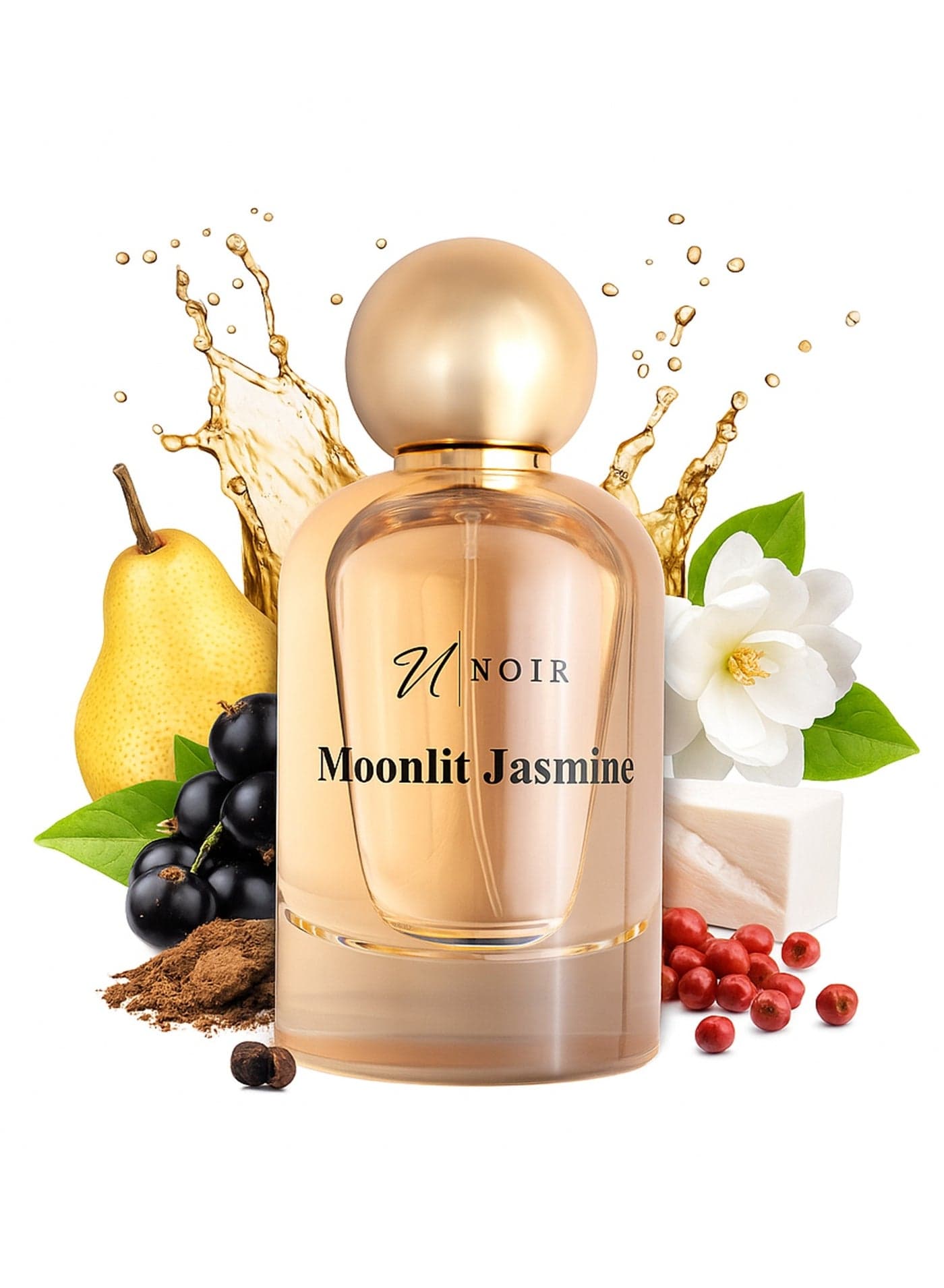 Moonlight Jasmine EDP Perfume for Ladies Spicy Floral with Almond & Vanilla, 100ml