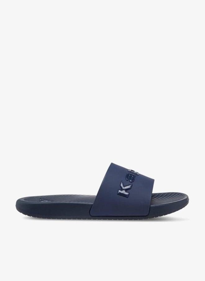 Men Logo Embossed Slides