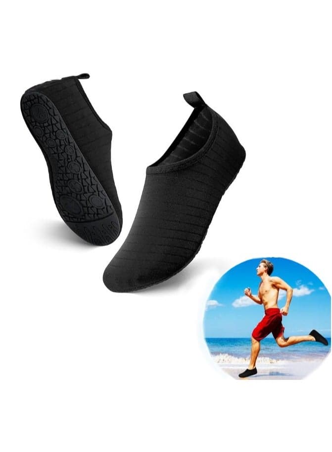 Water Shoes for Women Men Kids, Barefoot Quick-Dry Aqua Water Socks Slip-on Swim Beach Shoes for Snorkeling Surfing Kayaking Beach Walking Yoga 40-41