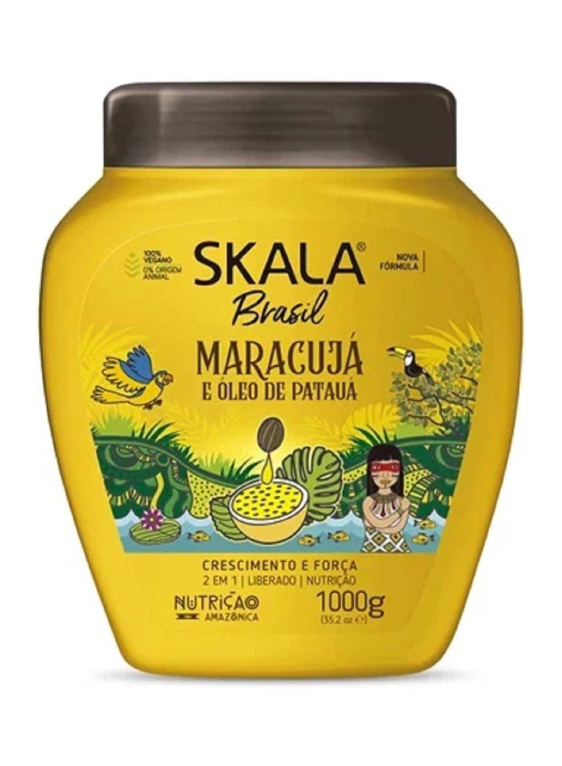 Maracuja with Patua Oil I Hydration and Strength I For Damaged and Brittle Hair I 1000 grams