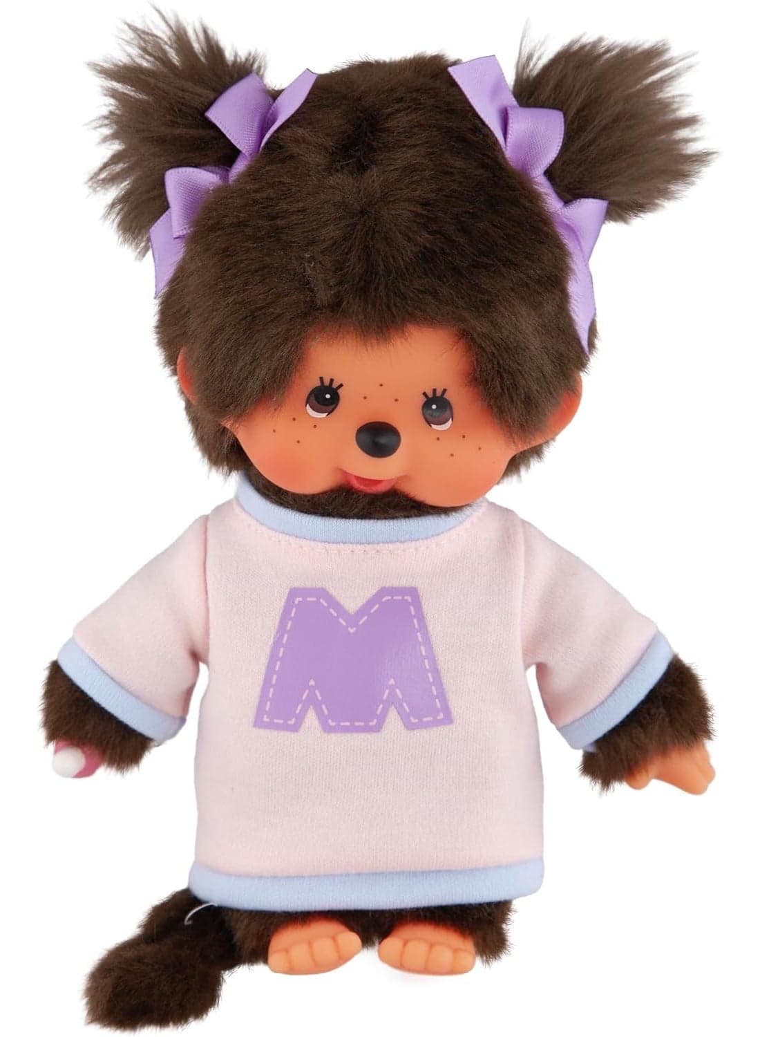 Monchhichi Bi-Color Sweater Girl Plush Toy, 20 cm Size