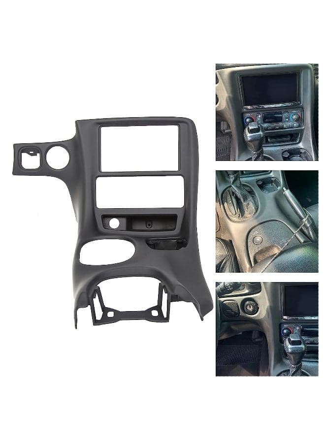 KUAFU Double Din Stereo Dash Installation Kit Compatible with 19972004 Chevrolet Corvette C5 Replacement for 10407815 Dash Bezel Black