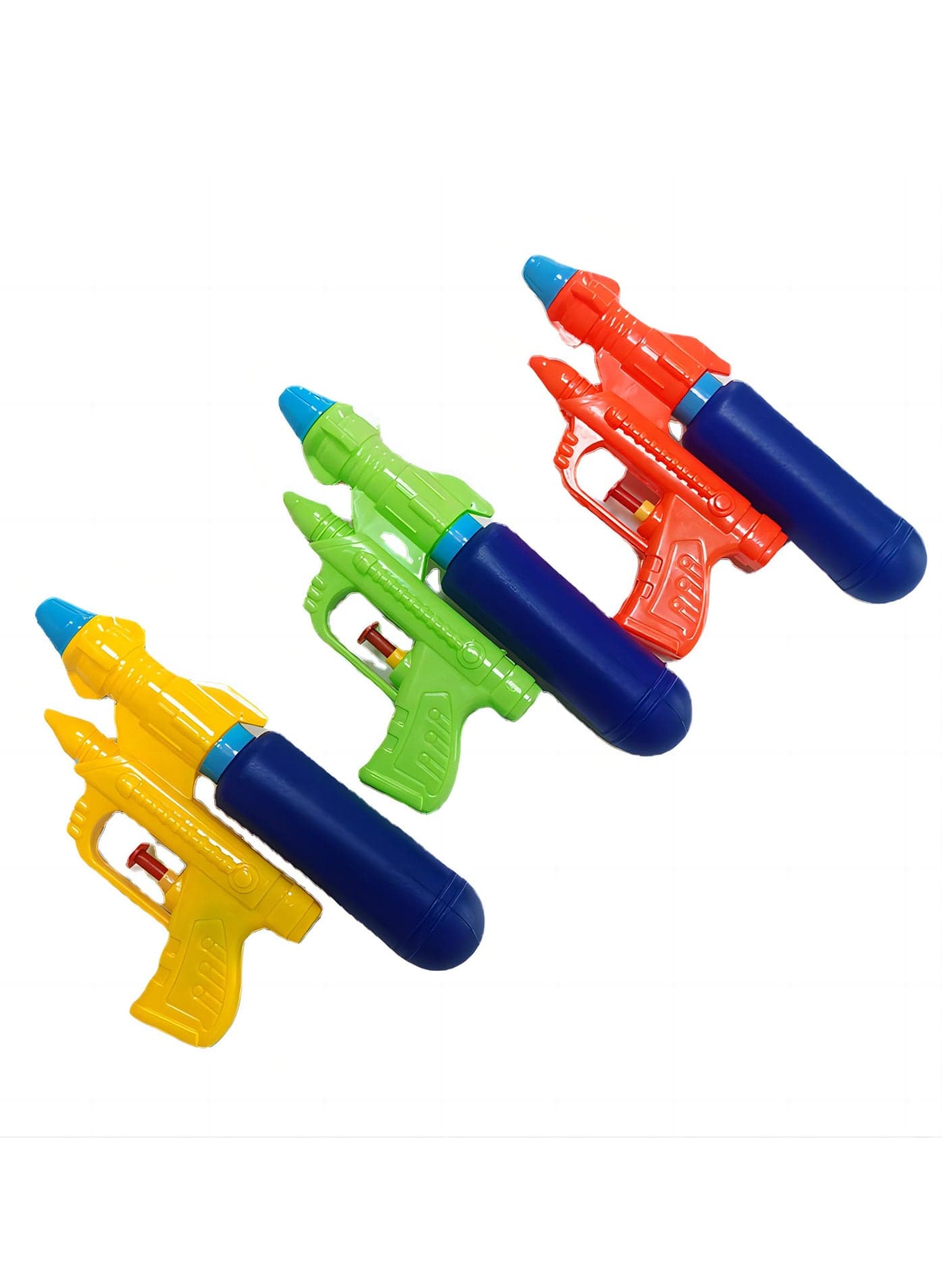 Colorful Kids Water Blasters Soakers - 3-Pack Water Gun Set for Outdoor Summer Fun, Beach, Pool & Backyard Play