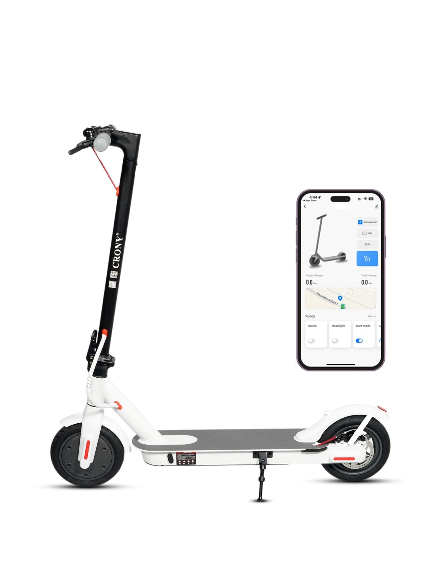 M365 App E-Scooter | 45km/H High-Speed | 25KM Range | 250w Brushless Motor | Rear Disc Brake