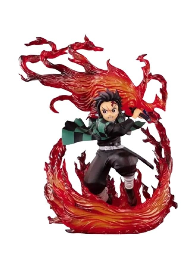 Demon Slayer Kamado Tanjirou Action Figure - 6-Inch Premium Collectible with 20+ Points of Articulation, Detachable Nichirin Blade- Authentic Anime Design