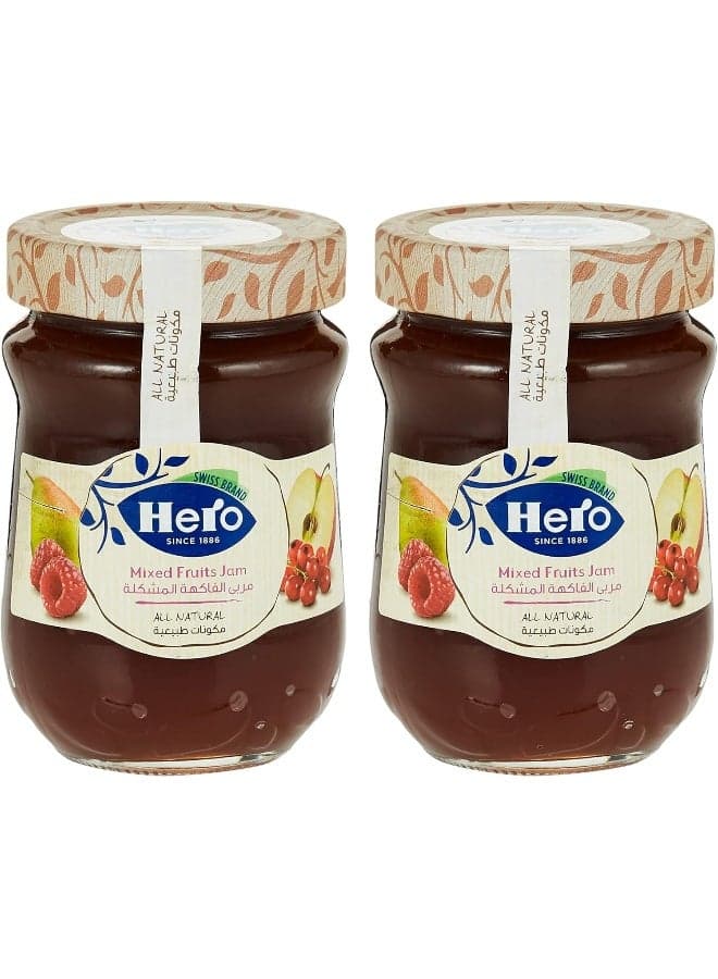 Hero Mixed Fruit Jam, 350 gm, Pack Of 2
