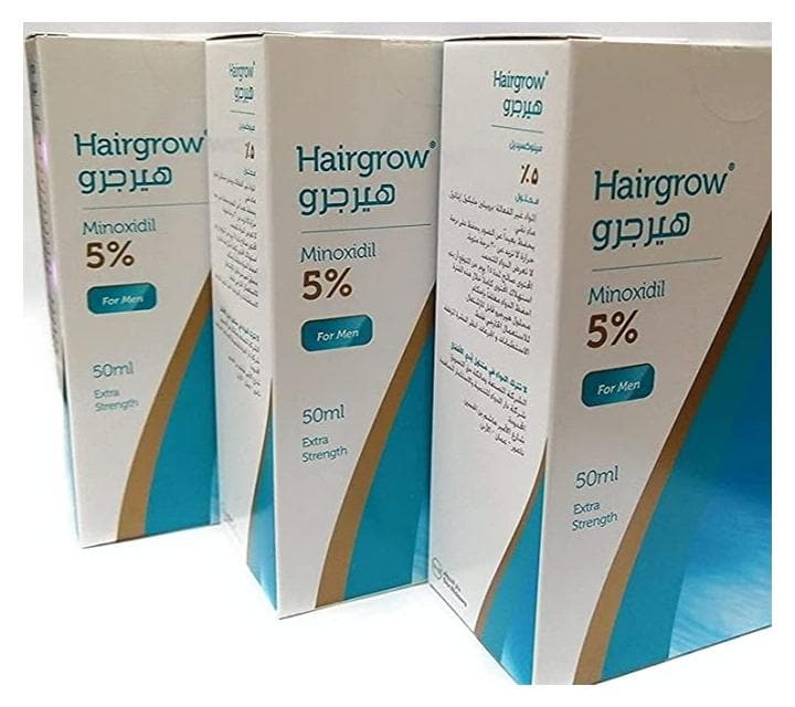 Hair Grow 5 Minoxidil, 50 ml Pack of 3