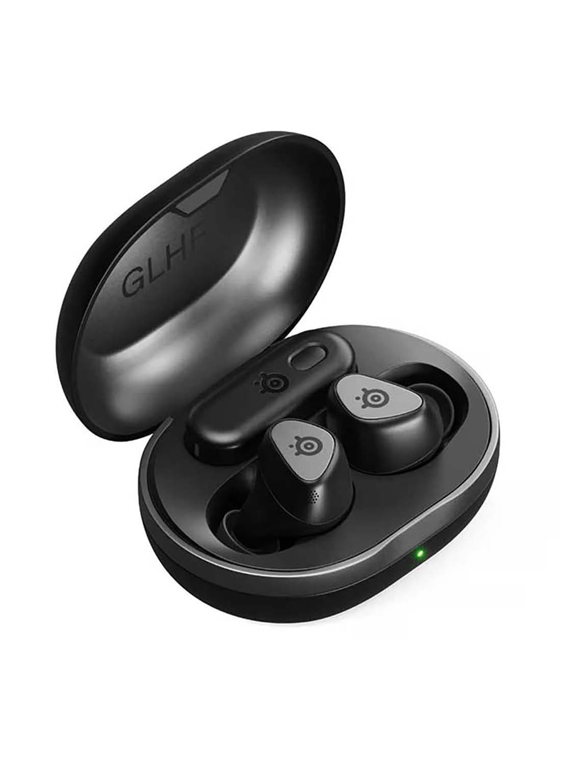SteelSeries Arctis Gamebuds for PlayStation, Neodymium Magnetic Drivers, 4 mic Hybrid Active Noise Cancellation, Bluetooth 5.3 & Quick Switch 2.4GHz Connectivity, Up to 40 Hours, Black | 61680