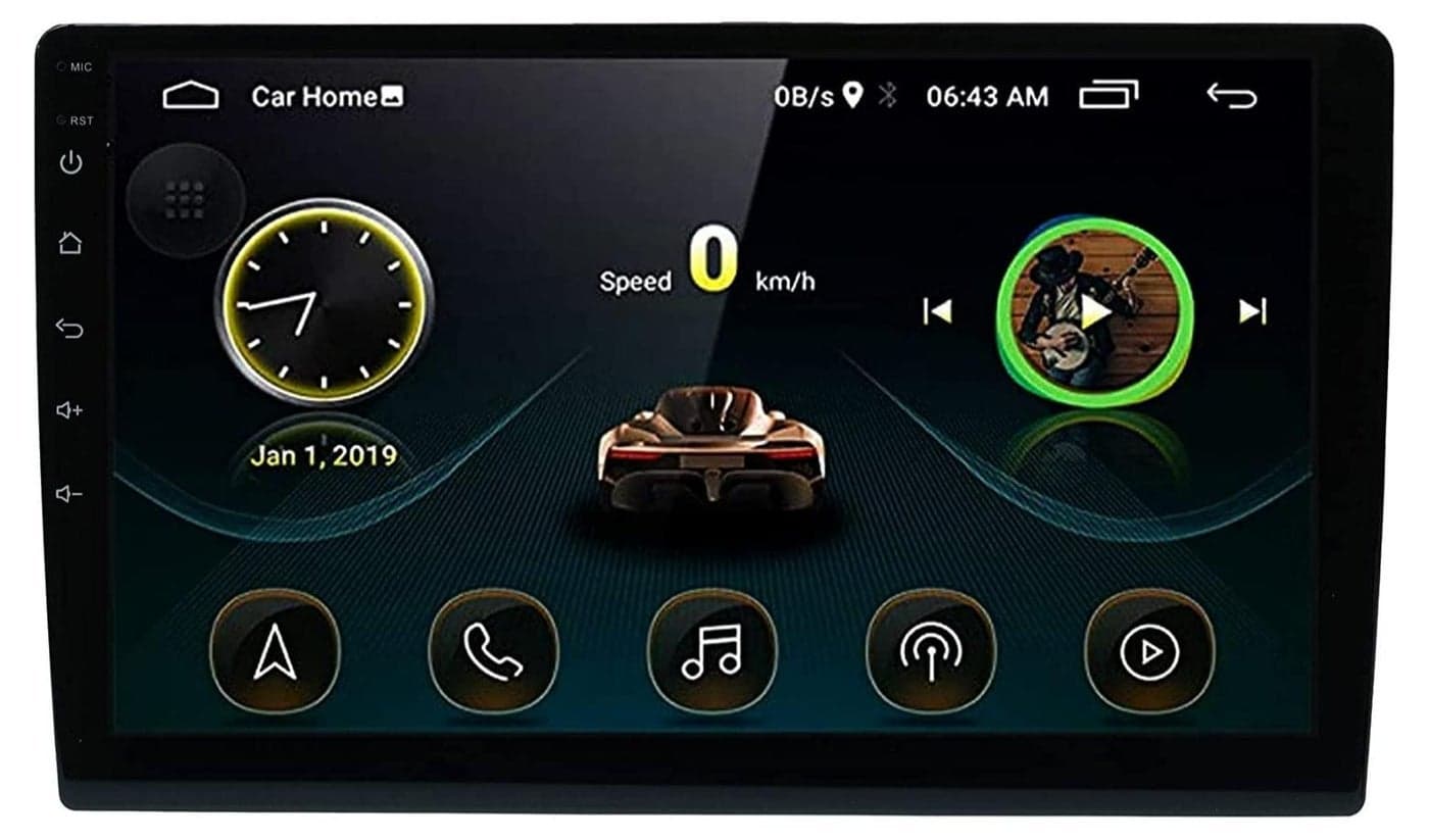 9 Inch Android Screen For Car 2GB RAM 32GB ROM Touch Screen Display Built In Bluetooth USB Radio WiFi PlayStore With Backup Camera Included