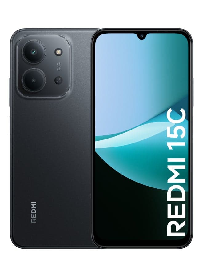 Redmi 15C Dual SIM Midnight Black 8GB RAM 256GB 4G - Global Version