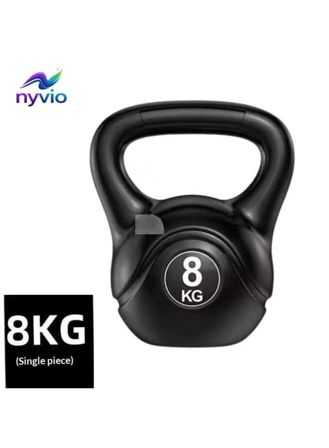 8KG Kettlebell – Fixed Weight Dumbbell with Neoprene Coating for Strength Training, Cardio, Home Gym, CrossFit, Pilates, Bodybuilding & Fitness Workouts
