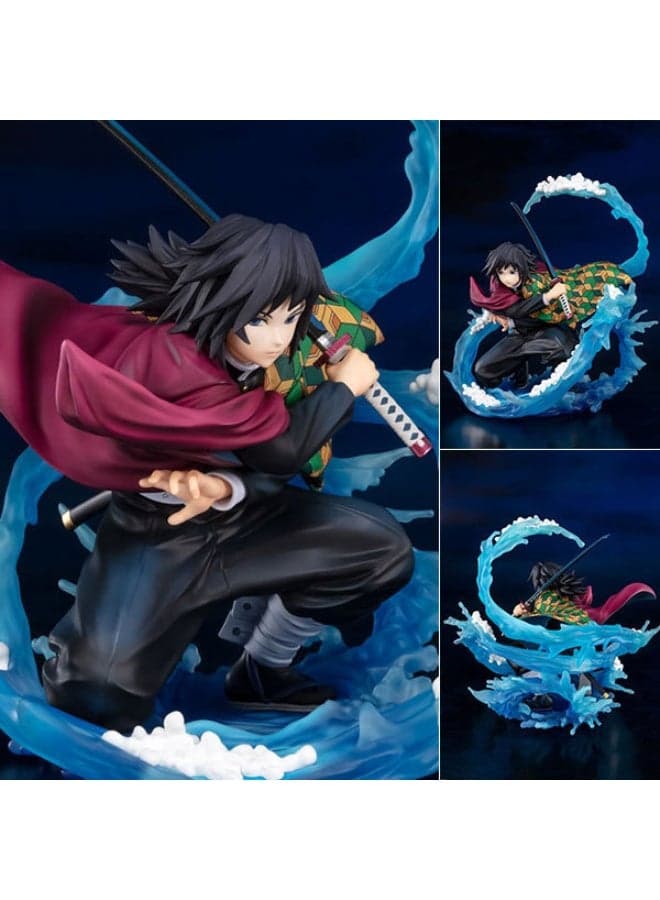 Giyu Tomioka ZERO Series 17cm Action Figure ,Desk Ornament and Cool Birthday Gift for Kids