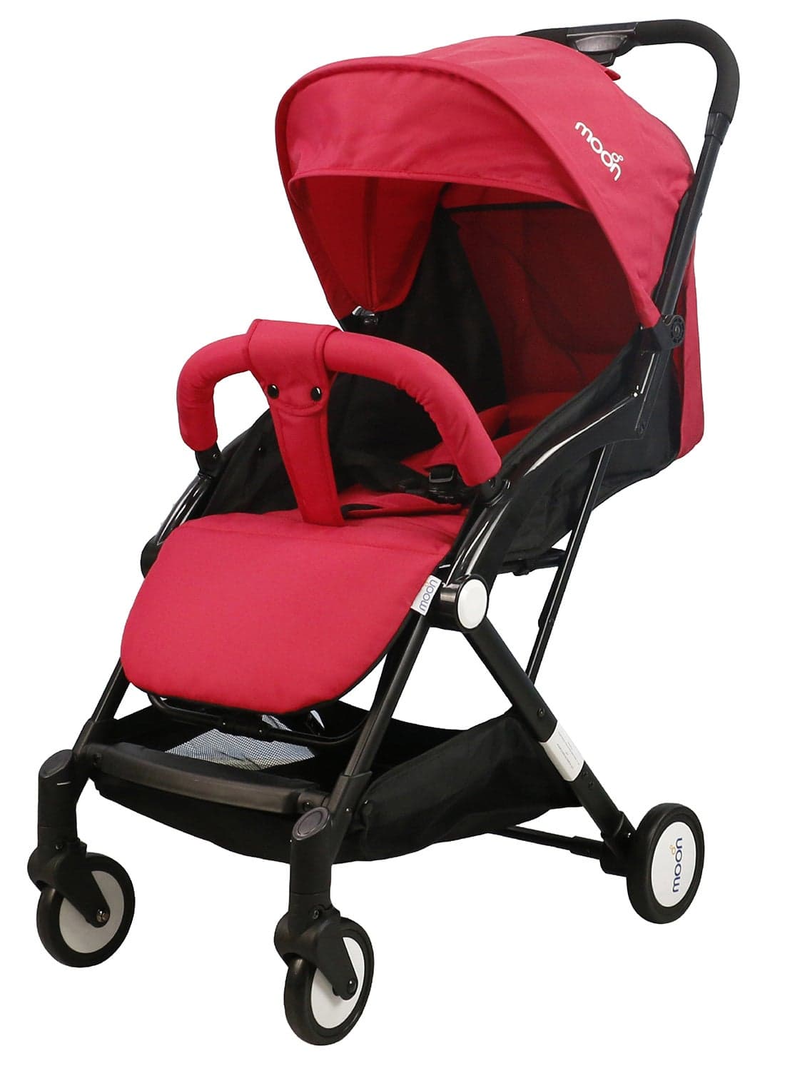 Compact Stroller – Fold, Cabin-Approved, Air Travel Friendly, Lightweight, Easy Carry, for 0–3Y (0–18kg) – Fire Red