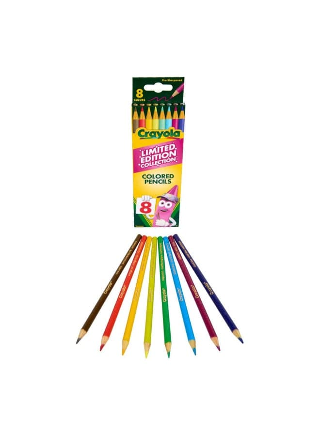 Limited Edition Colors Colored Pencils, 8 Count, Retired Colors