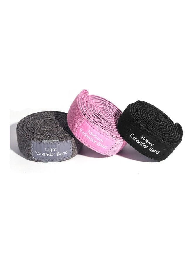 3-Piece Elastic Fitness Resistance Band 40inch