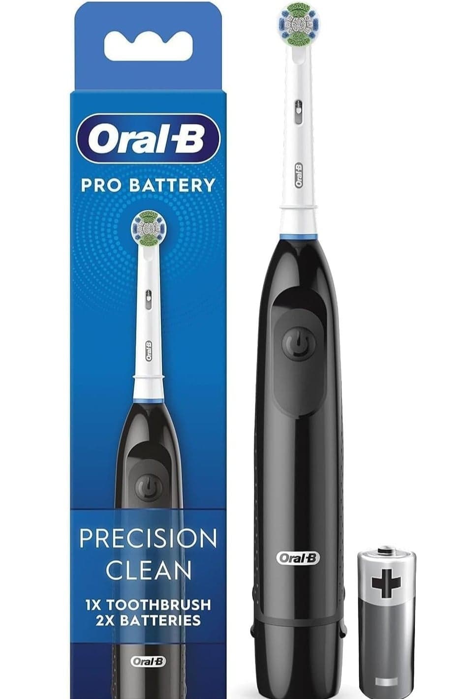 Oral-B PRO Battery Powered Toothbrush Precision Clean - Black