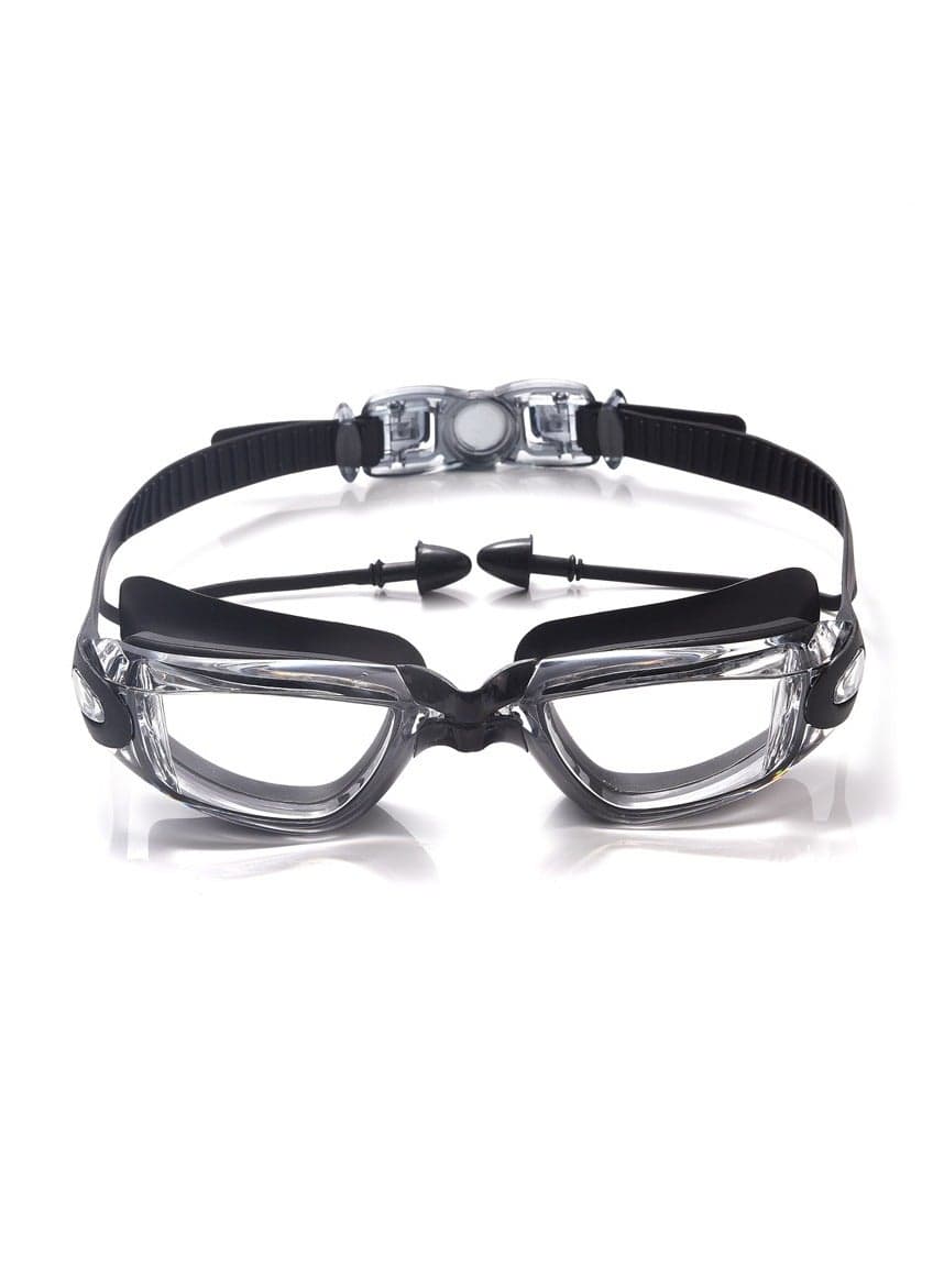 Clear Anti-Fog Swim Goggles with Leak-Proof Seal and Wide View Design for Adults, Comfortable Silicone Eyecup, Adjustable Strap, HD Swimming Glasses for Pool and Open Water – Men & Women