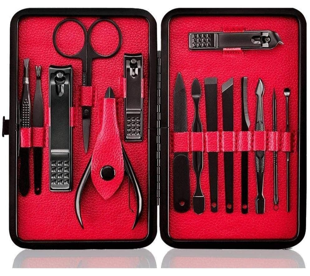 Nail Clipper Set 15 In 1 Nail File Swing Out Nail Cleaner File Popular Gifts For Men Women Best Nail Care For Manicure Pedicure Home Travel Manicure Set