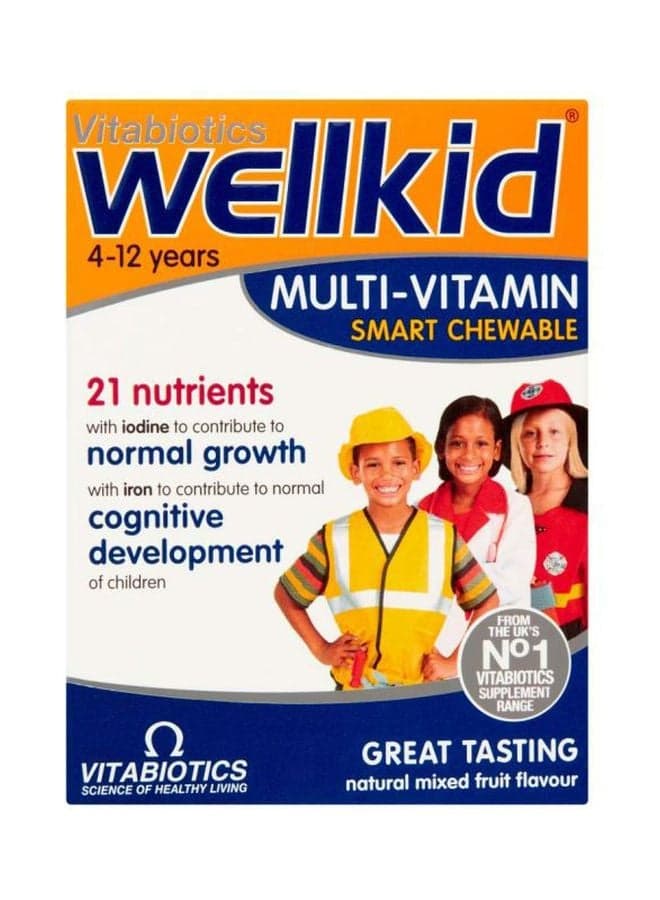 Wellkid Smart Chewable Multi-Vitamin 30 Tablets
