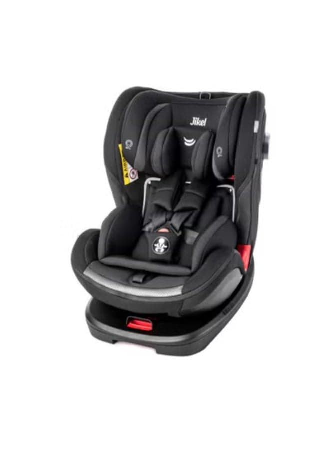 Jikel - Saturn Zip 360 Rotating IsoFix Car Seat - Black