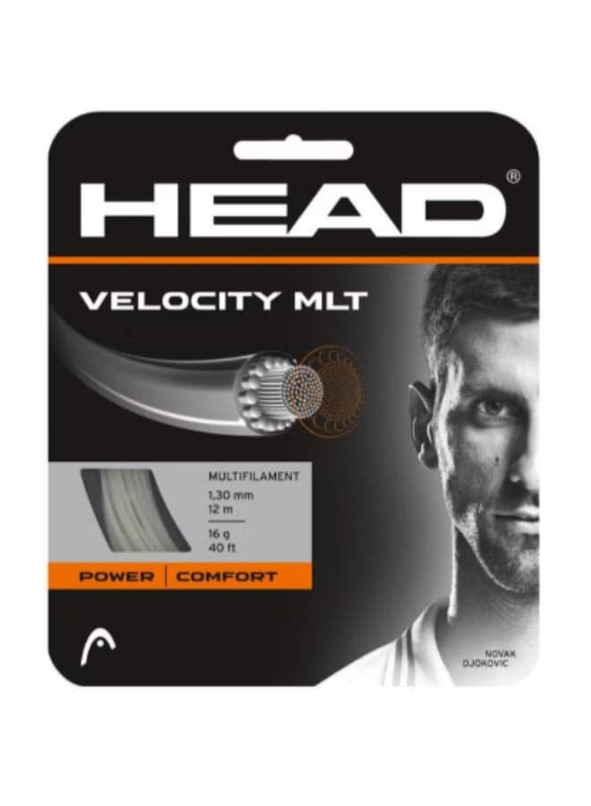 HEAD Velocity MLT Tennis String - with explosive power and high spin potential, 1.25 mm - 17 gauge