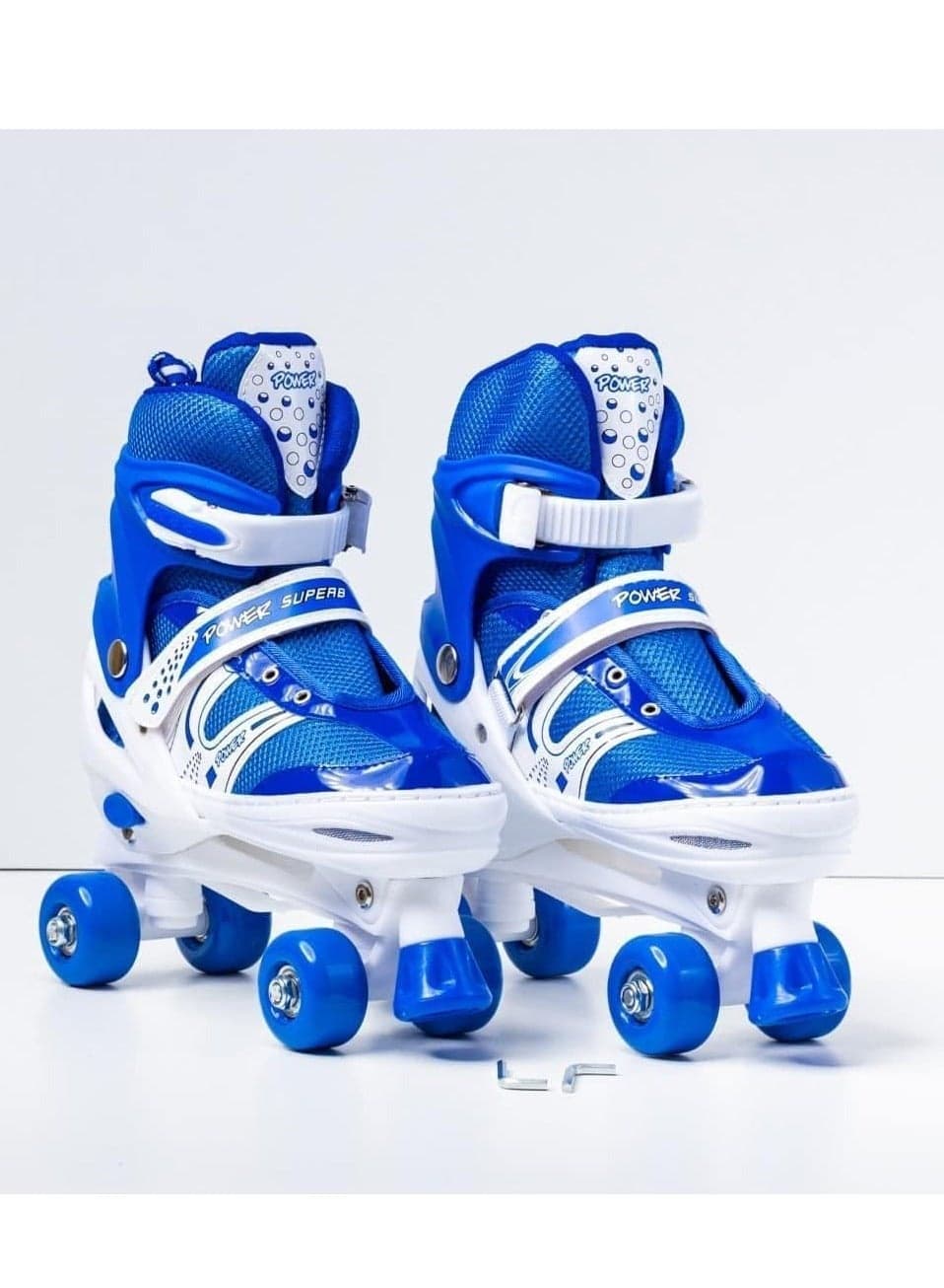 Kids Unisex Adjustable Four Wheel Roller Skating Shoes With Stopper Making it Easier for kids to Balance