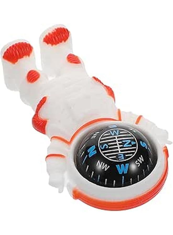 Mini Astronaut Compass For Car Dashboard Vehicle Navigation Tool Orange Plastic Auto Dashboard Decor For Outdoor Use Mini Astronaut Compass For Car Dashboard Vehicle Navigation Tool Orange Plastic Auto Dashboard Decor For Outdoor Use