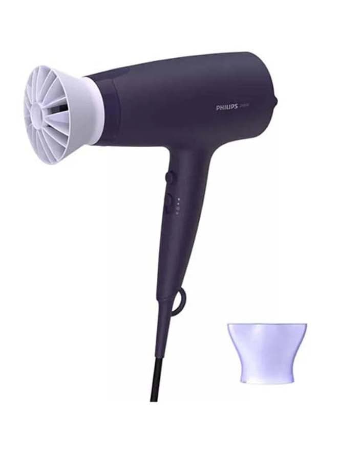 3000 Series Hair Dryer BHD340/13, 2 Years Warranty purple