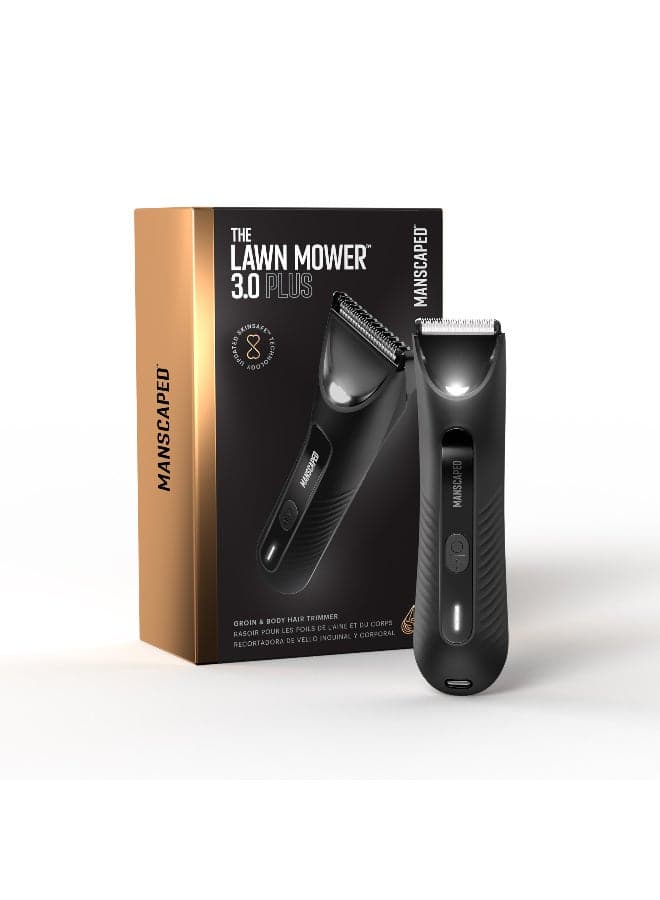 Manscaped Refining The Gentleman Lawn Mower 3.0 PLUS Groin & Body Hair Trimmer – Updated SkinSafe Trimmer Blade, Waterproof Wet/Dry Groomer, USB-C Rechargeable, Men’s Wireless Ball Shaver