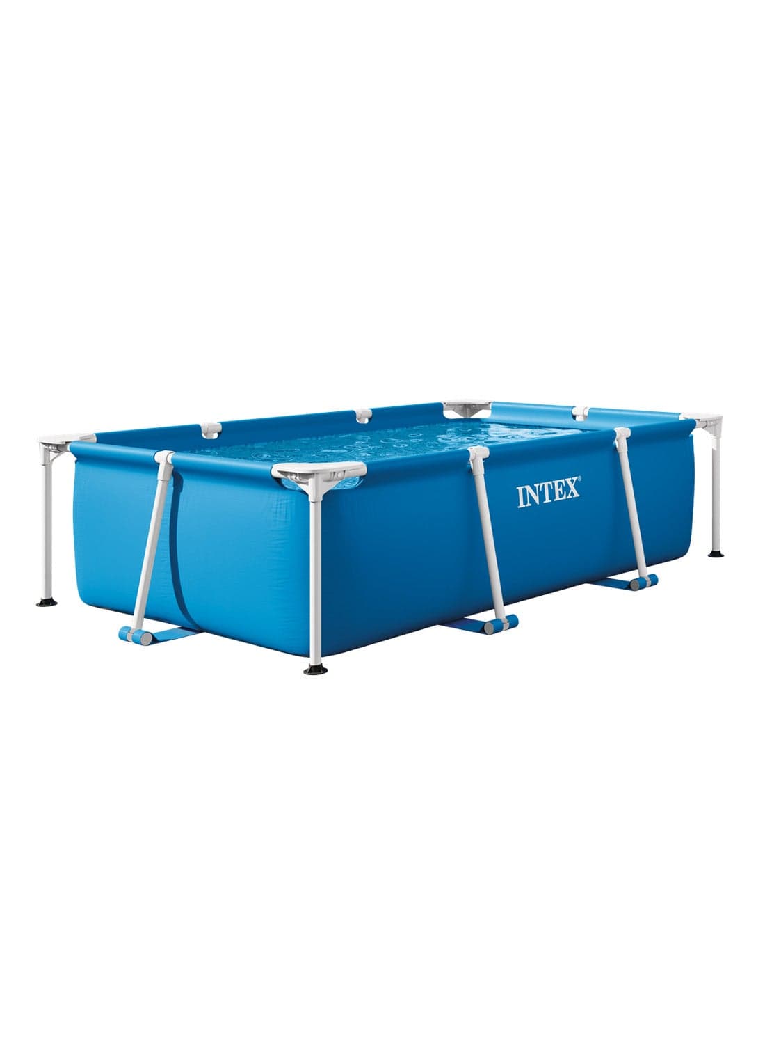 Superior Strength And Longer Durability Sturdy Rectangular Unisex Frame Swimming Pool Blue Model 28270 Summer Fun Water Play 220x150x60 cm