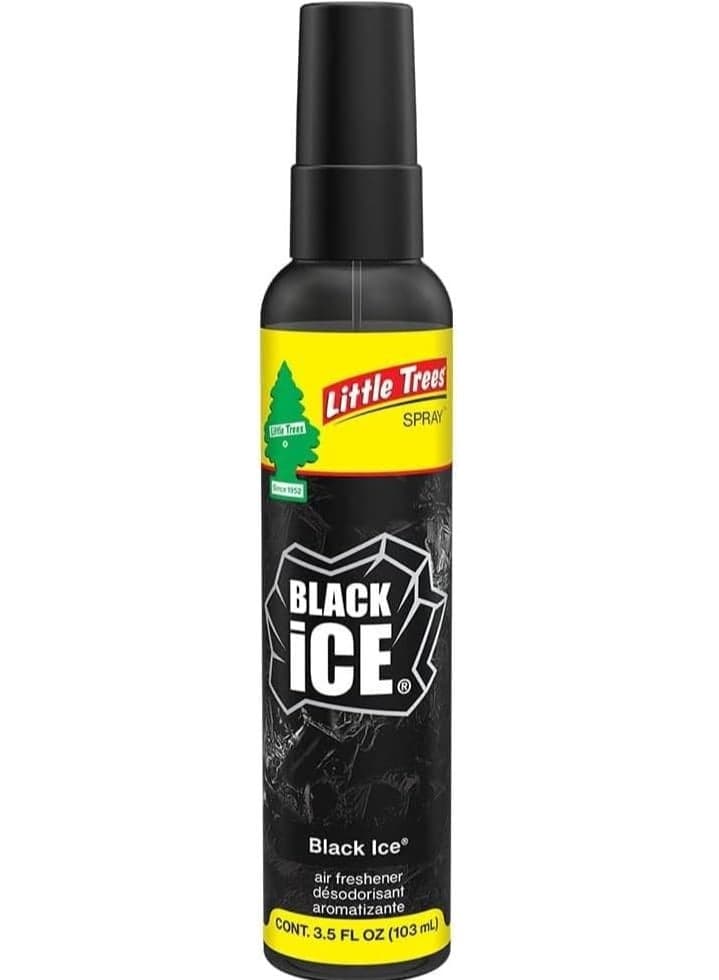 Little Trees Spray Black Ice Air Freshener, 103 ml