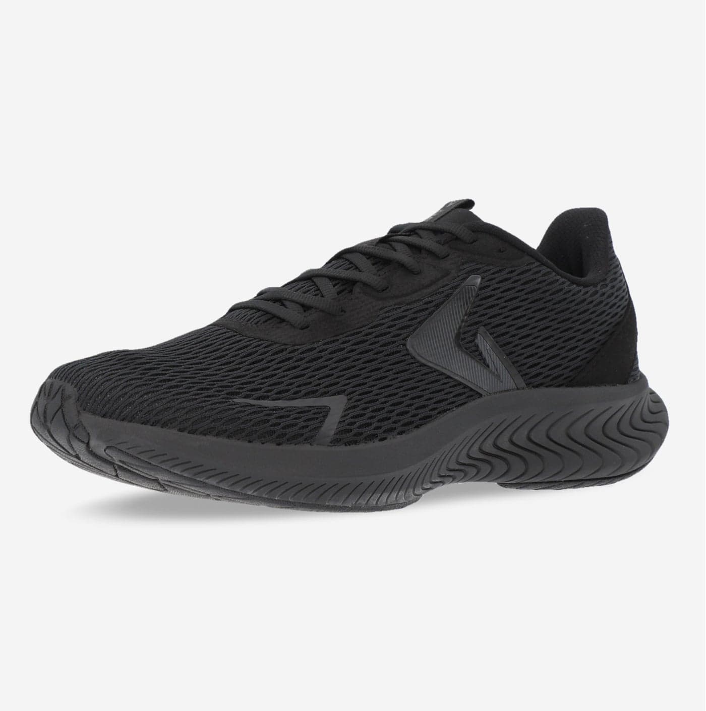 Demix Spectre Easy Men's Running Sport Shoes – Black Lightweight Sport Shoes with Breathable Mesh and Cushioned Sole