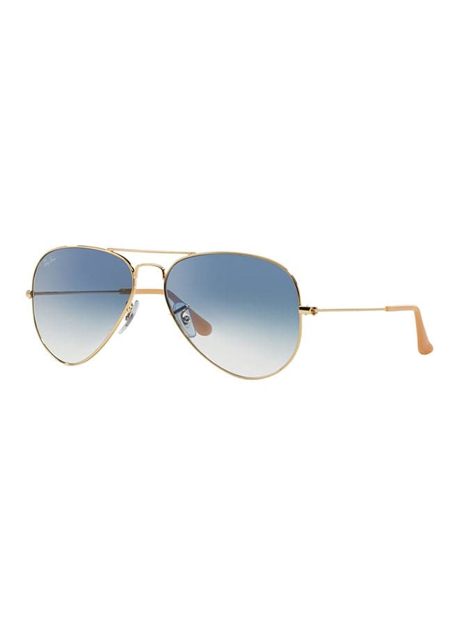 Unisex Full Rim Pilot Sunglasses - RB3025-001/3F - Lens Size: 58 mm - Gold