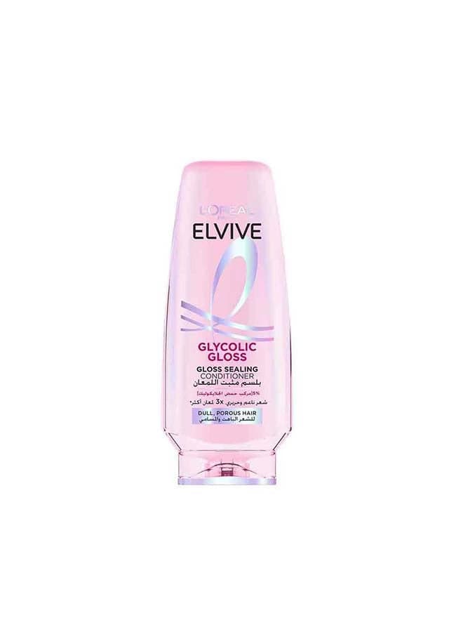 Elvive Glycolic Gloss Extra Conditioner with 5% Glycolic Acid for Dull and Porous Hair 200ML