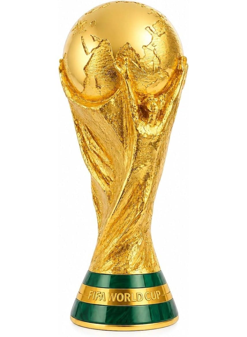 Premium FIFA World Cup Trophy Replica – Luxury Golden Football Cup Showpiece for Home, Office & Sports Room Decor | Perfect Gift for Football Fans