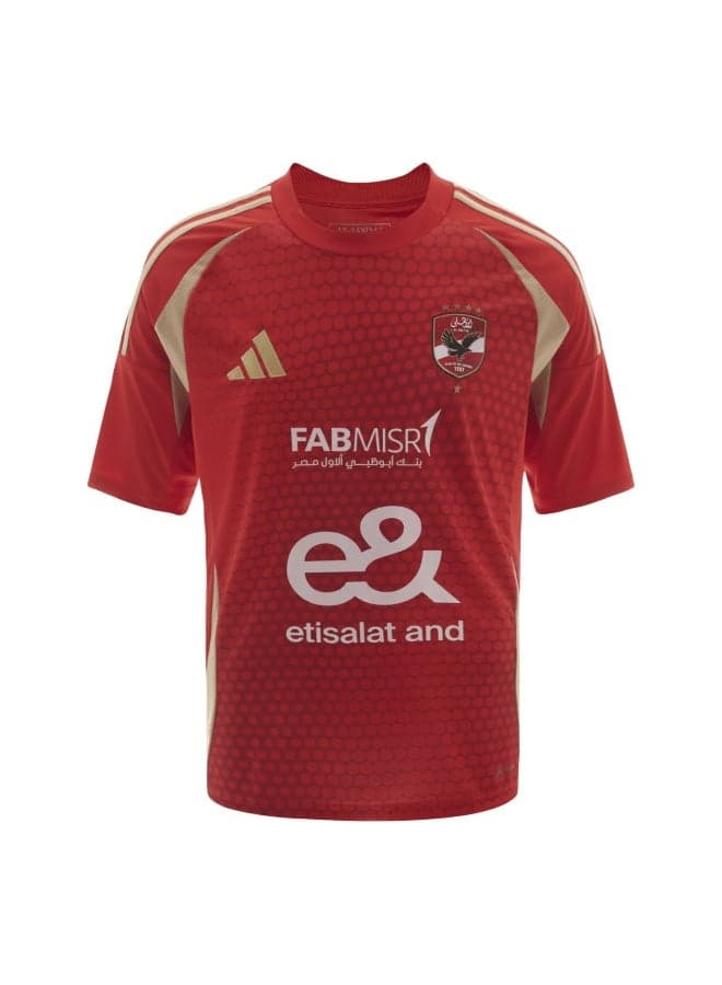 Al Ahly Home Jersey Youth Red Football Jerseys For Kids Unisex 128