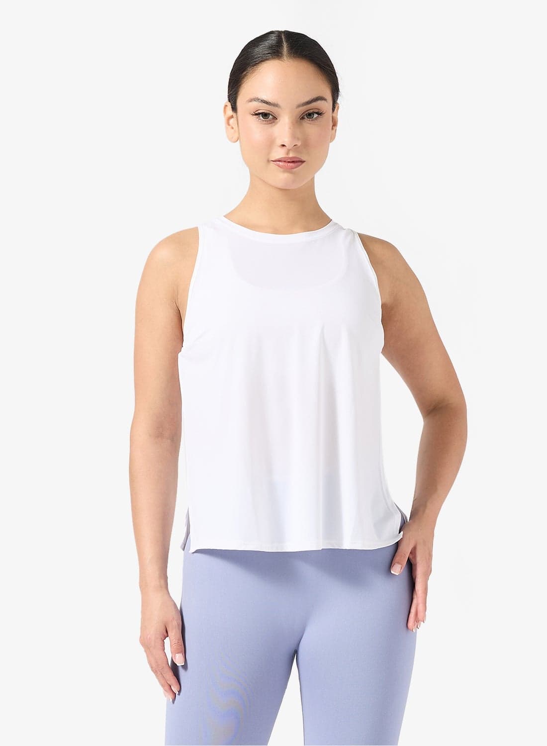 Tank Top with Back Cutout Detail