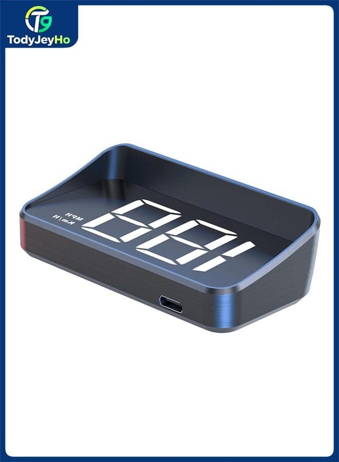 Heads Up Display for Cars, Digital Speedometer for Car, Bright Large Font, GPS Speedometer with auto-Sensing, Accurate Digital Speedometer, Speed MPH, USB Cable Plug and Play, Suitable for All Car Models