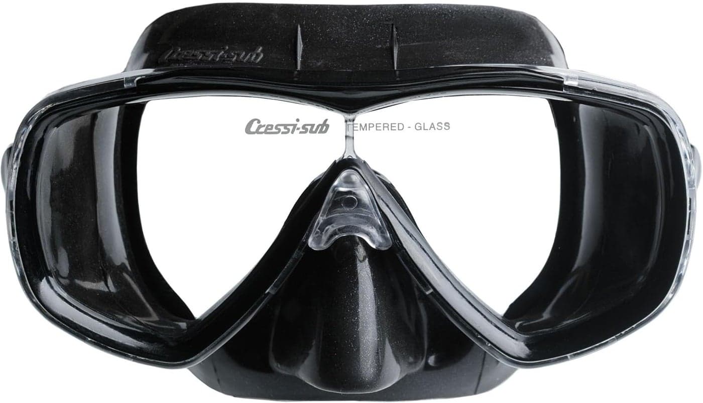 Cressi Estrella Adult Snorkeling Mask Black
