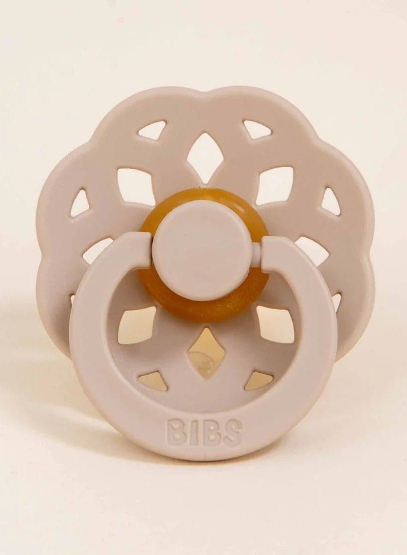 BIBS Natural Rubber Baby Pacifier Pack Of 1 Vanilla Color
