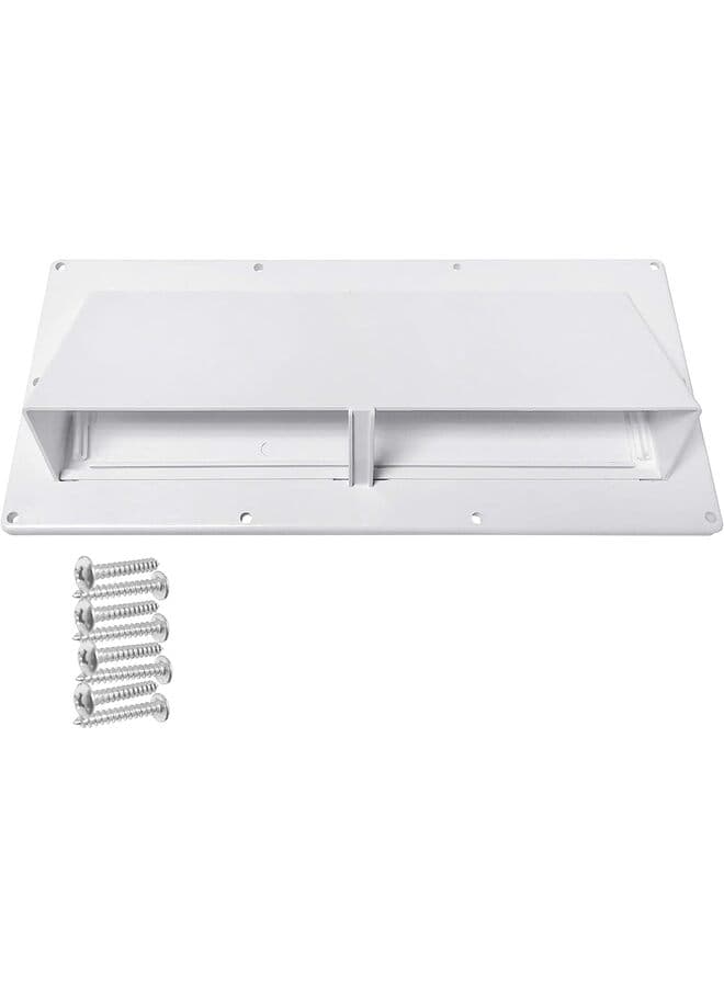 RV Exhaust Vent Cover - RV Range Hood Vent/RV Range Hood Cover/Sidewall Vent w/Locking Flap (Size : Black)
