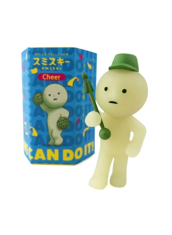 Trendy Popular Corner Creature Blind Box Smiski Corner Series Glowing Figurine Doll Angel Blind Box,Random Style, 1 Piece (Single Blind Box)