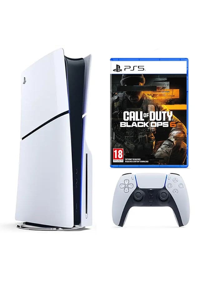 PlayStation 5 Disc Slim Console And Call of Duty: Black Ops 6