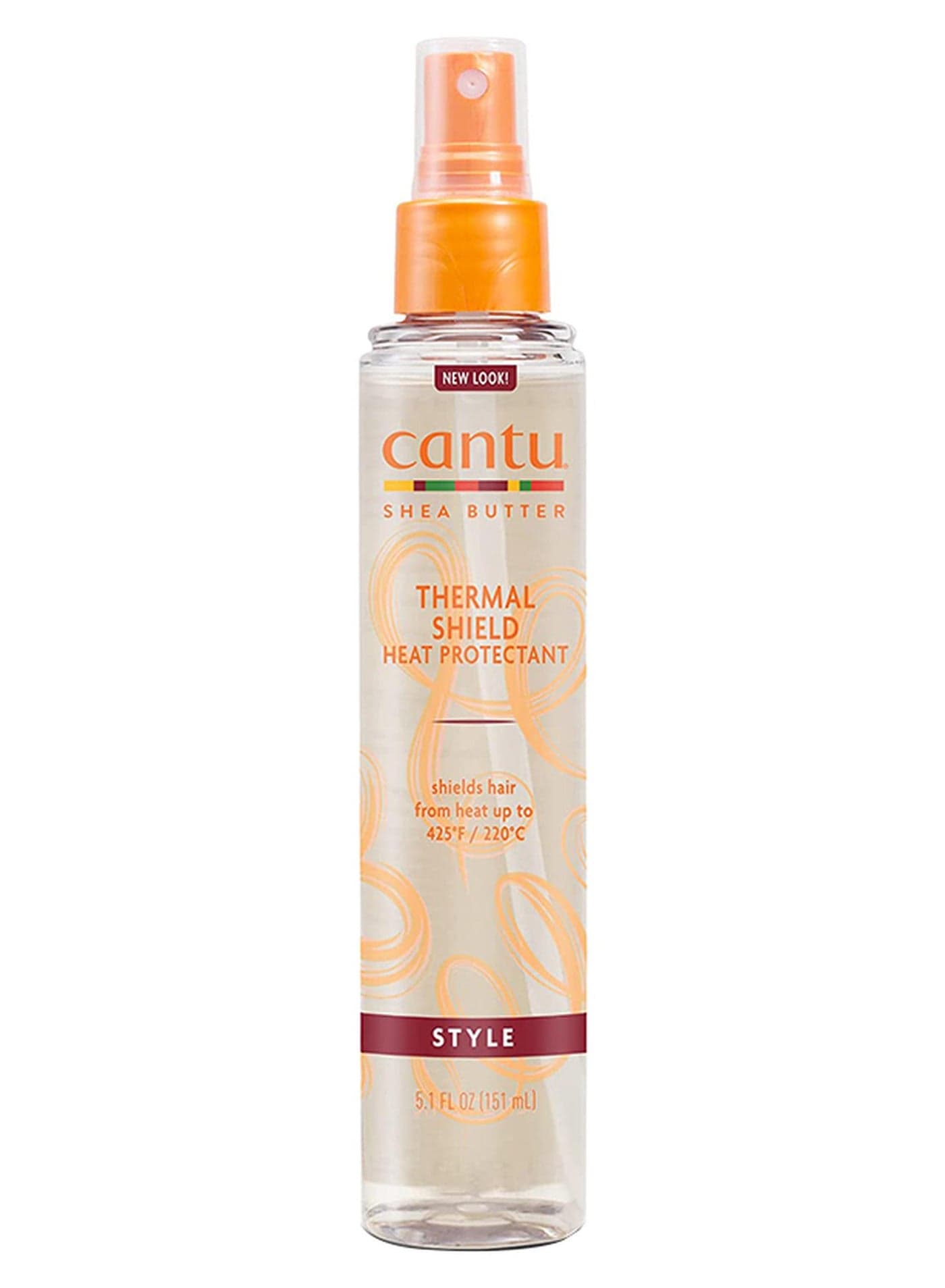 Cantu Thermal Shield Heat Protectant 151 ml - Shea Butter Formula Protects Hair up to 425°F, Gentle on Relaxed, Permed & Natural Hair Multicolour