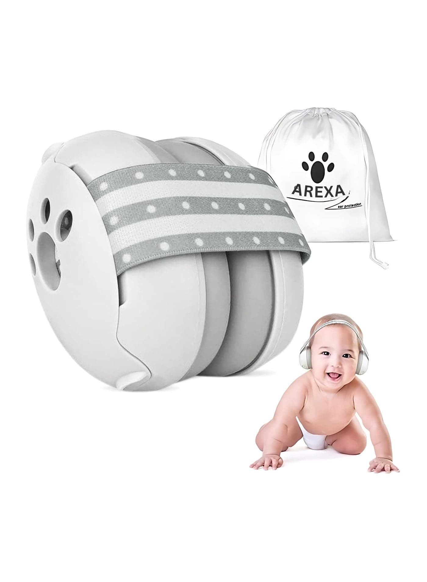Baby EarMuffs, Noise cancelling Headphones for Newborns, Infants & Toddlers (0-36 Months) | Hearing Protection for Sleeping, Travel, Concerts, Fireworks & Loud Noise Environments