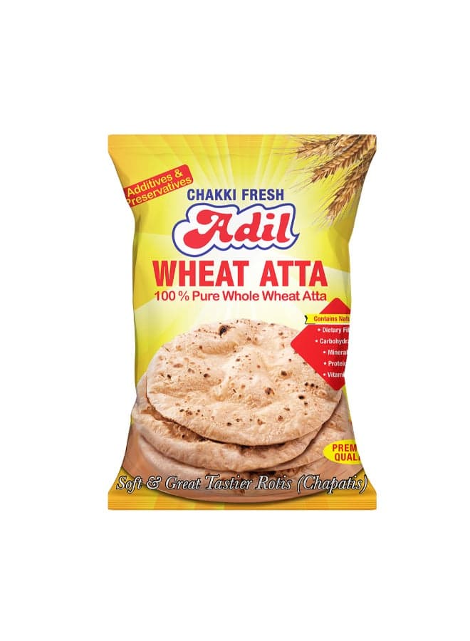 Pck Adil Wheat Chakki Fresh Atta 5Kg