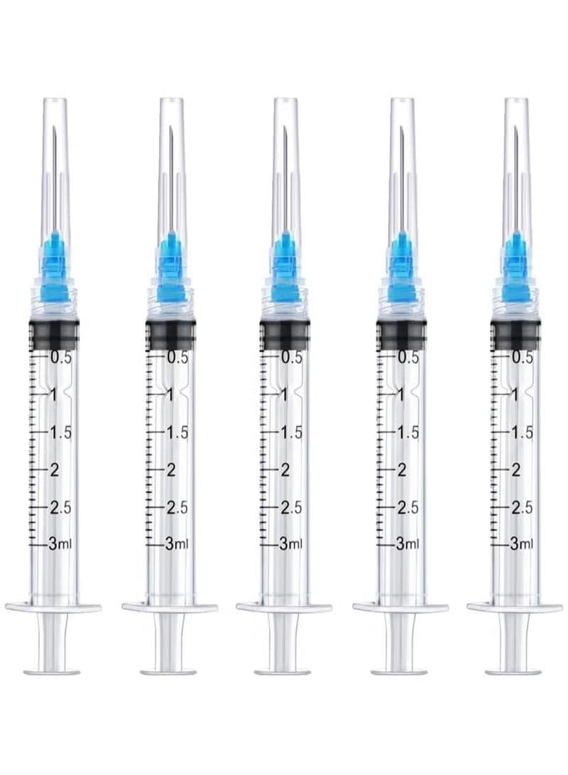 Pack Of 10 Syringes 3Ml 23G Sterile Disposable Syringe