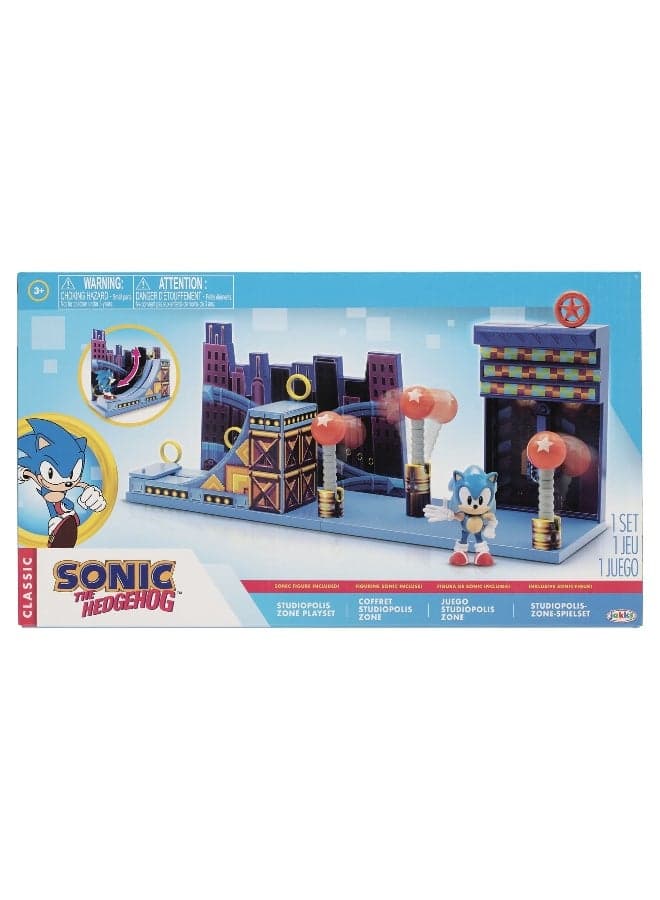 Jakks Pacific Sonic The Hedgehog Studiopolis Zone Playset