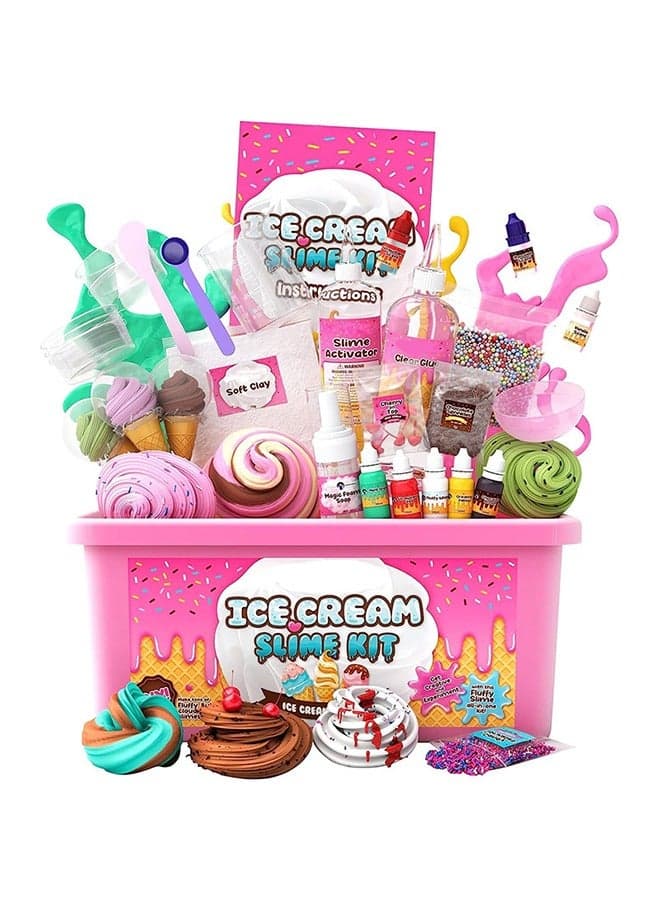 DIY Slime Kit for Kids,DIY Slime Making Toys Kids for 6-12,Fun Slime Making Kit Awesome Craft Toy Birthday Present Ideas