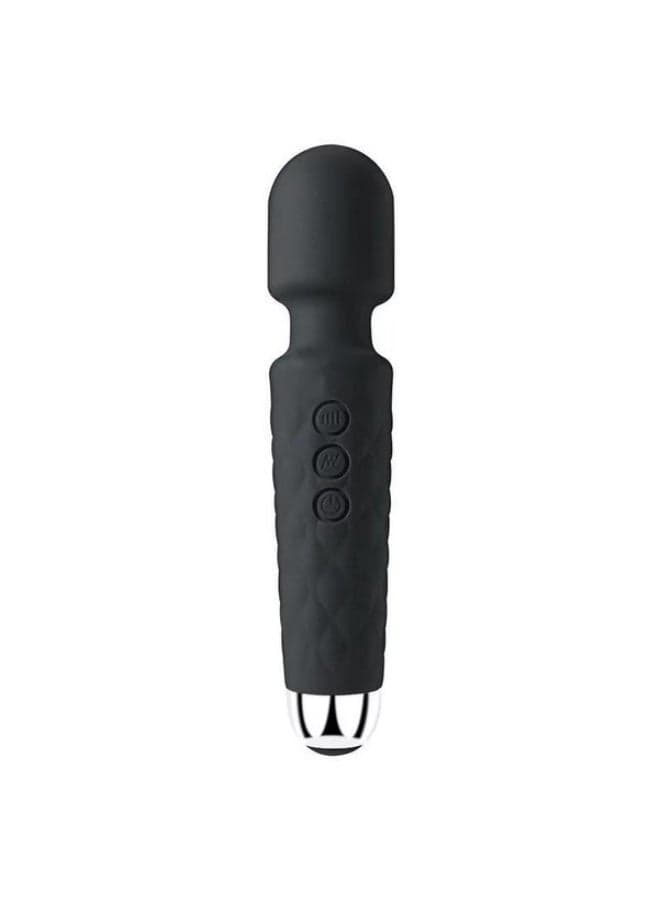 eCares® Handheld Wireless Deep Tissue Body Massager, Powerful Percussion Massage, 3 Speed Modes, Rechargeable & Cordless, Muscle Pain Relief for Neck, Back, Shoulders & Legs, Black.